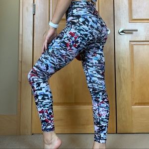 lulu lemon wonder under multi-color legging